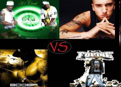 eminem,booba la fouine et 50 cent